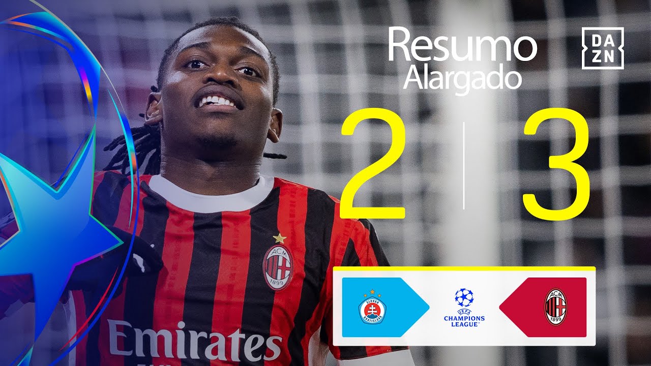 Resumo alargado | Slovan Bratislava 2-3 AC Milan | Champions League 24/25