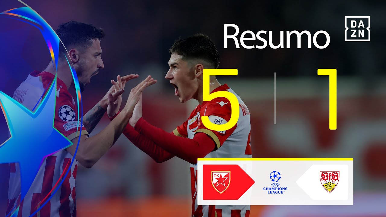Resumo | Crvena Zvezda 5-1 Stuttgart | Champions League 24/25