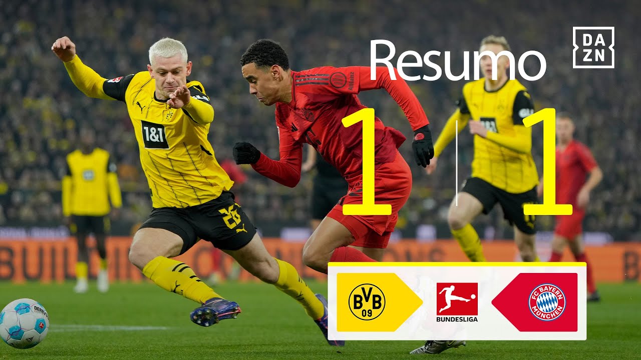 Resumo | Dortmund 1-1 Bayern | Bundesliga 24/25