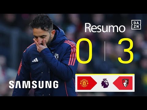 Resumo | Manchester United 0-3 Bournemouth | Premier League 24/25