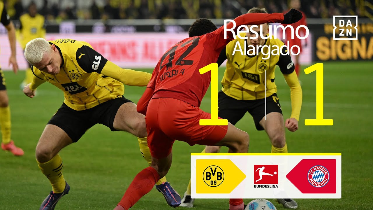 Resumo alargado | Dortmund 1-1 Bayern | Bundesliga 24/25