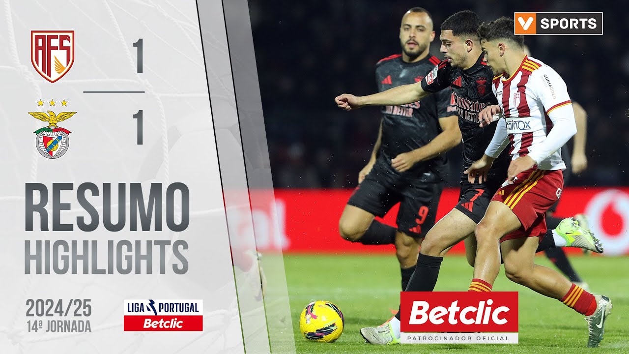 Resumo: AVS 1-1 Benfica (Liga 24/25 #14)
