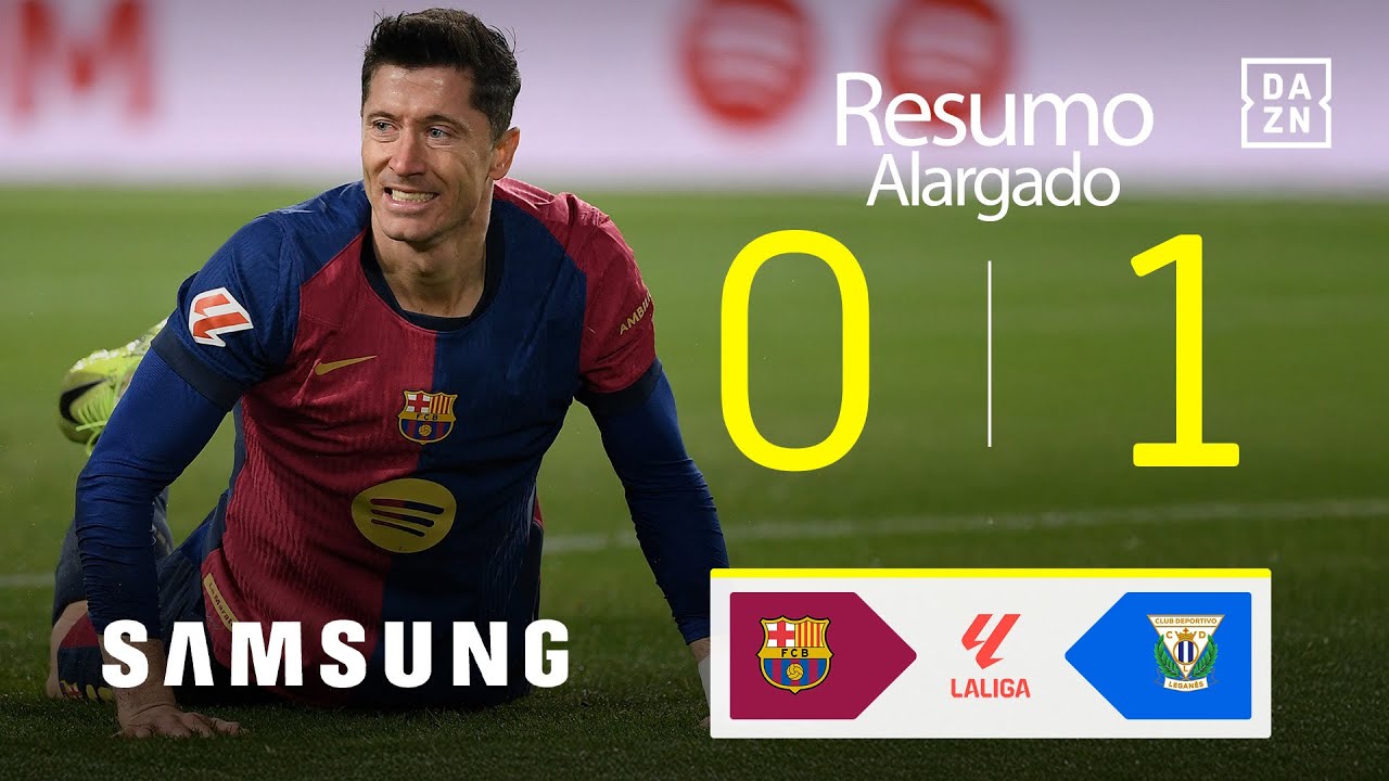 Resumo alargado | Barcelona 0-1 Legan&eacute;s | LALIGA 24/25