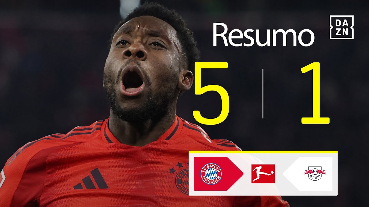 Resumo | Bayern 5-1 Leipzig | Bundesliga 24/25