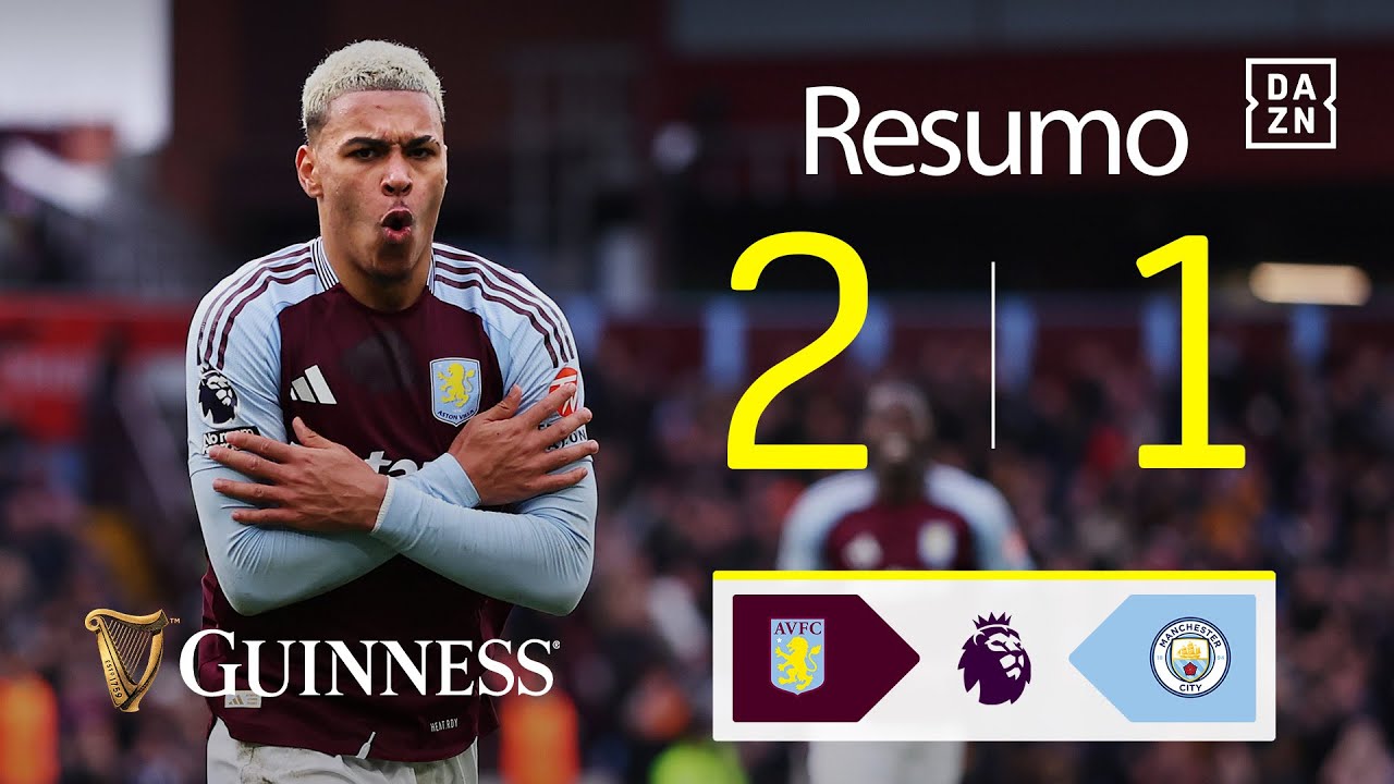 Resumo | Aston Villa 2-1 Manchester City | Premier League 24/25