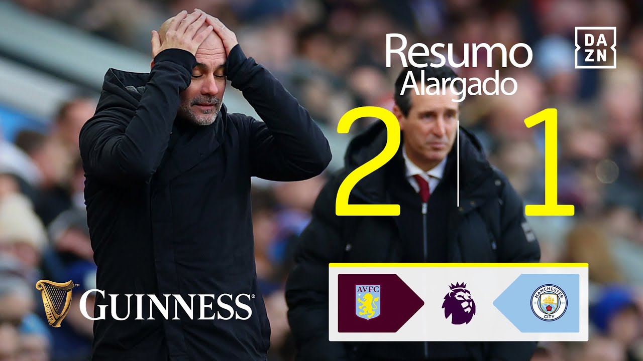 Resumo Alargado | Aston Villa 2-1 Manchester City | Premier League 24/25
