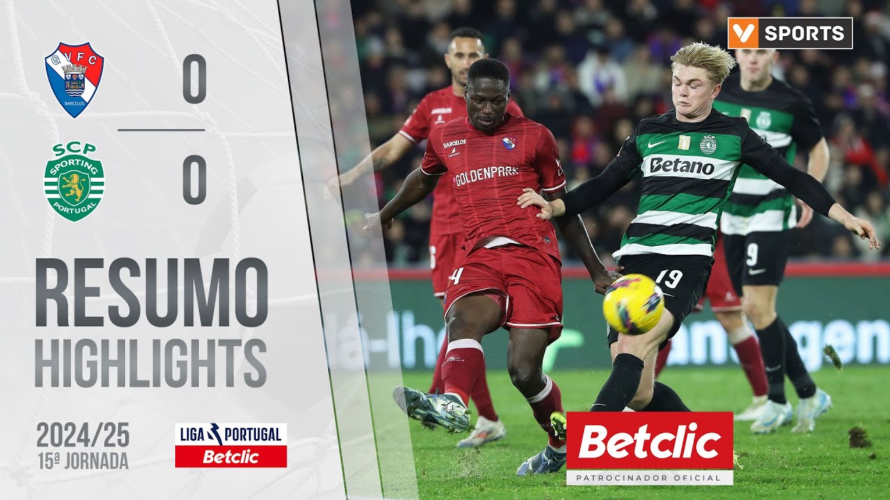 Resumo: Gil Vicente 0-0 Sporting (Liga 24/25 #15)