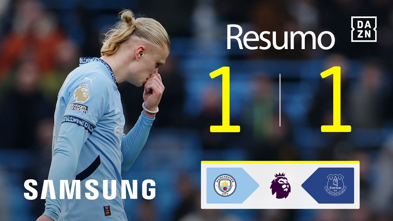 Resumo | Man City 1-1 Everton | Premier League 24/25