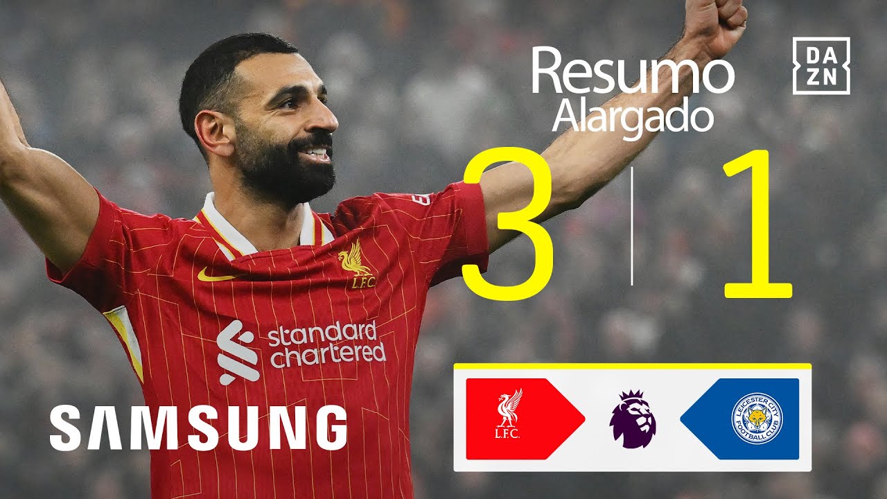Resumo alargado | Liverpool 3-1 Leicester | Premier League 24/25