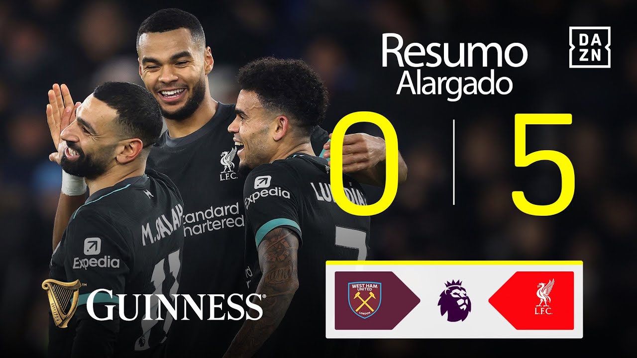 Resumo Alargado | West Ham 0-5 Liverpool | Premier League 24/25