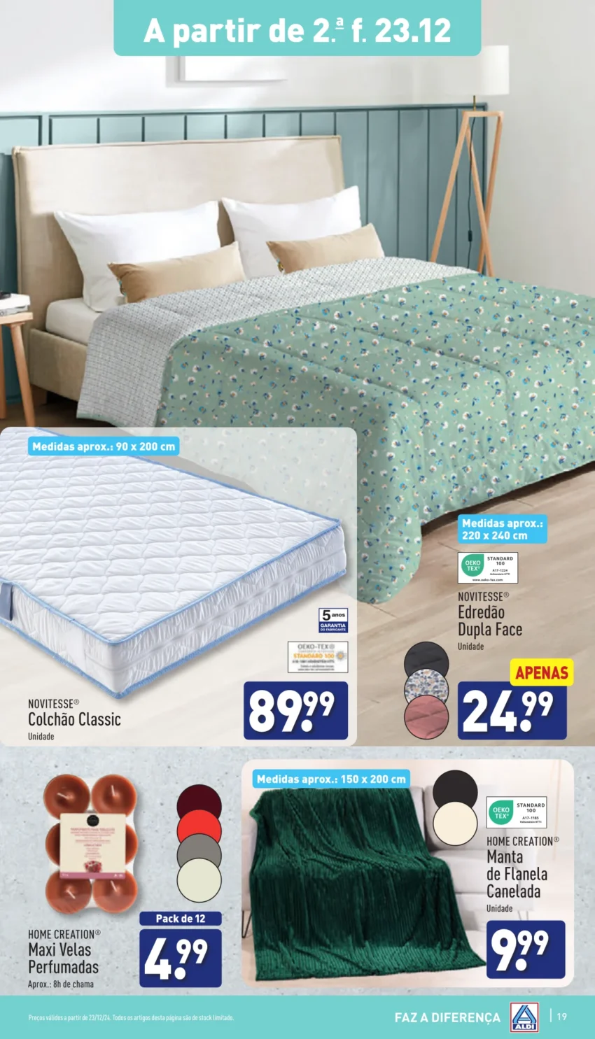 Antevis&atilde;o Folheto ALDI (23 a 29 dezembro)