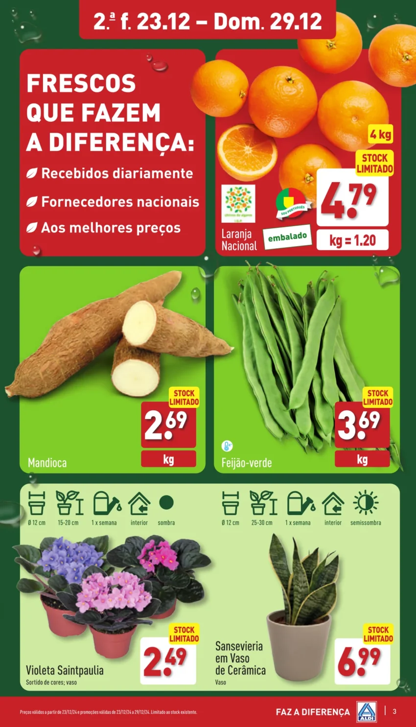 Antevis&atilde;o Folheto ALDI (23 a 29 dezembro)