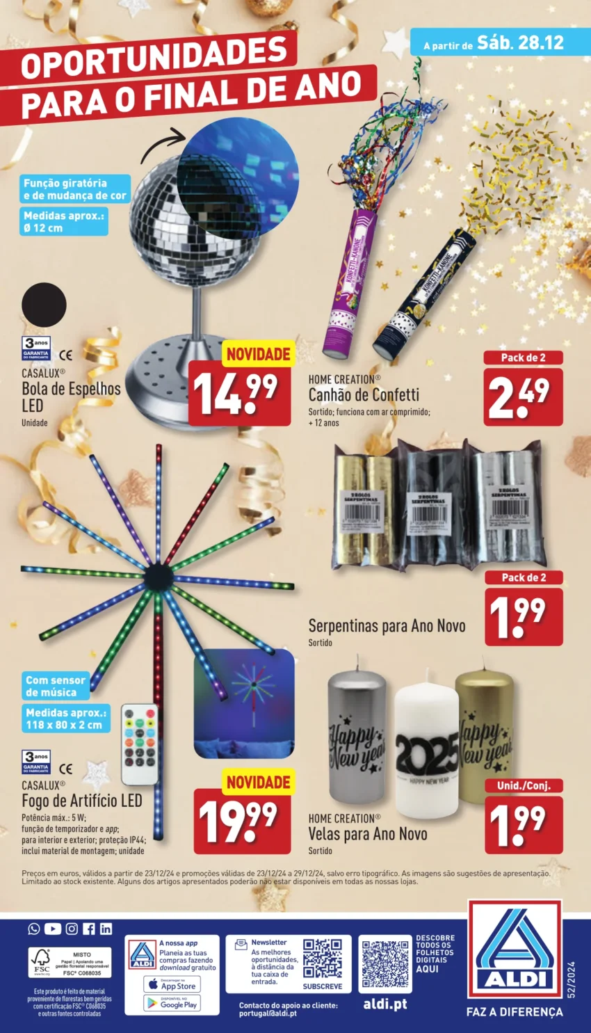 Antevis&atilde;o Folheto ALDI (23 a 29 dezembro)