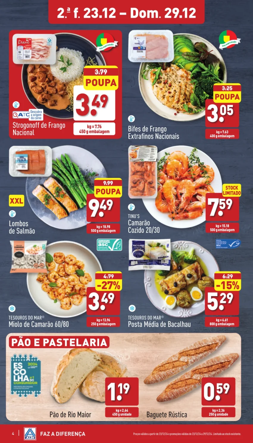 Antevis&atilde;o Folheto ALDI (23 a 29 dezembro)