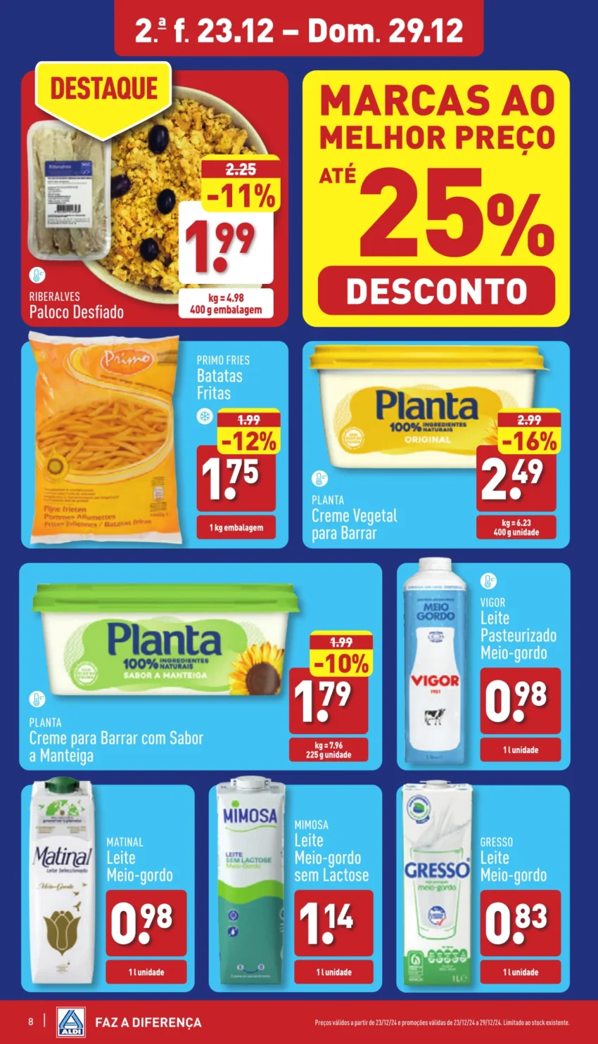 Antevis&atilde;o Folheto ALDI (23 a 29 dezembro)