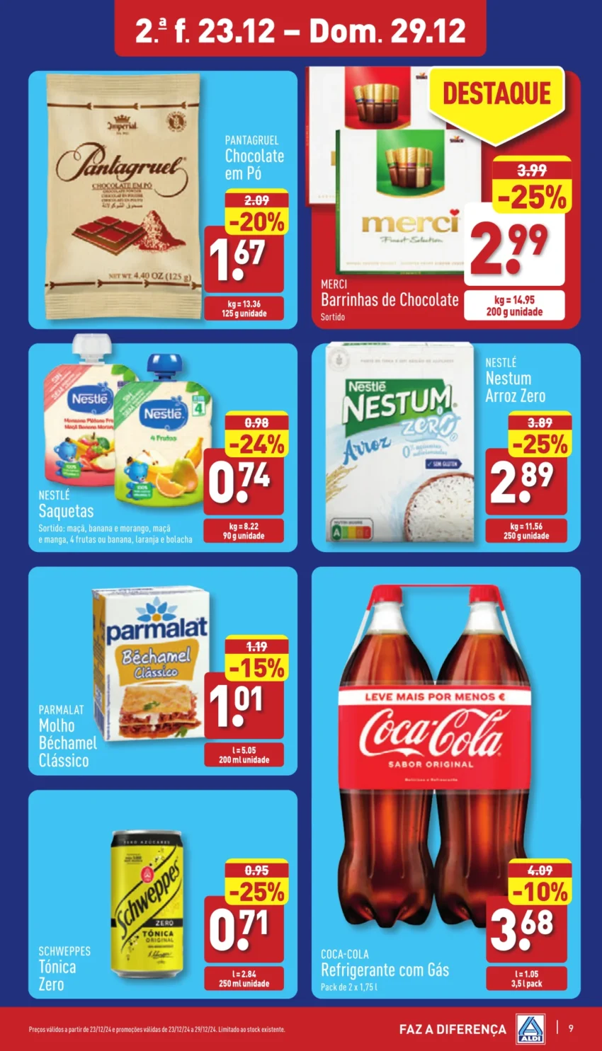 Antevis&atilde;o Folheto ALDI (23 a 29 dezembro)