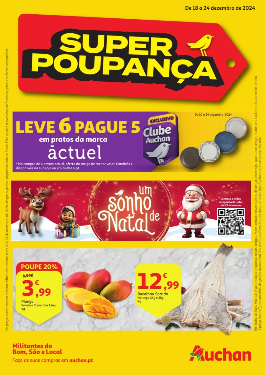 Folheto Auchan (18 a 24 dezembro)