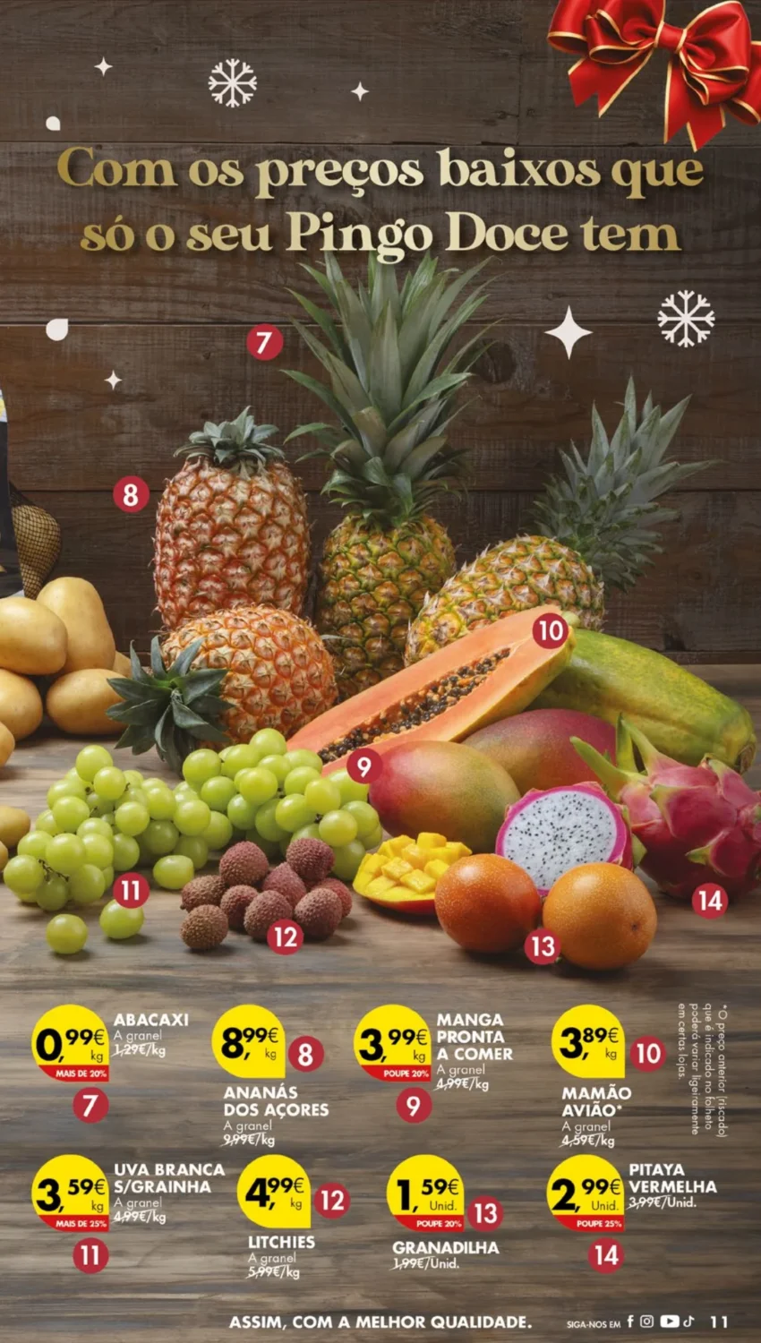Antevis&atilde;o Folheto Pingo Doce (17 a 26 dezembro)