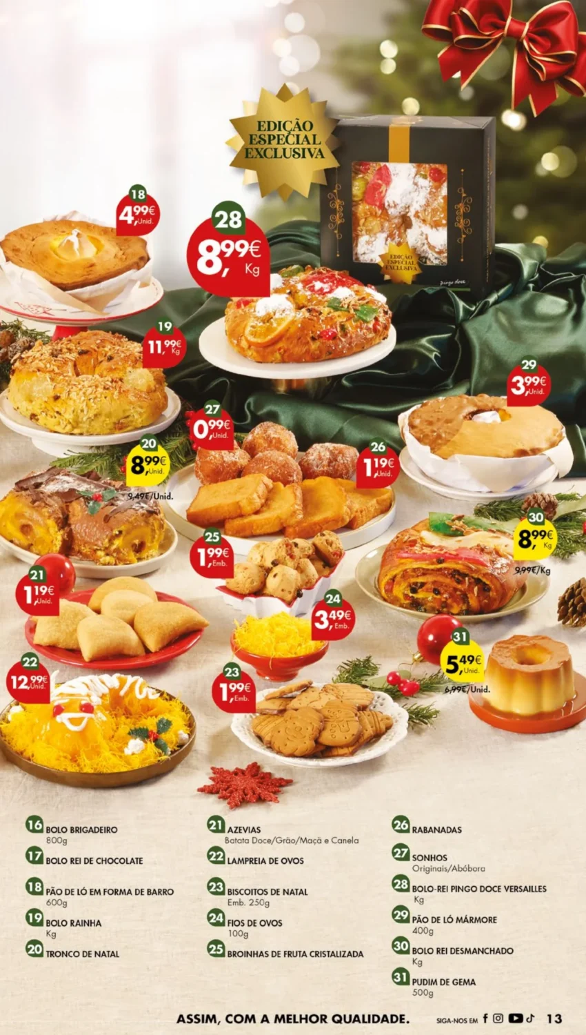 Antevis&atilde;o Folheto Pingo Doce (17 a 26 dezembro)