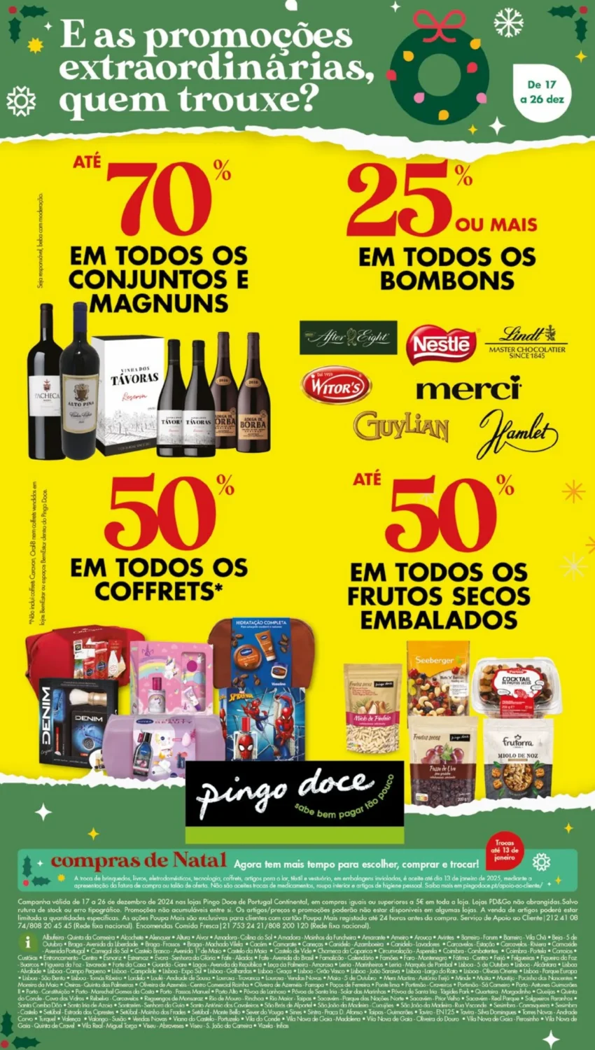 Antevis&atilde;o Folheto Pingo Doce (17 a 26 dezembro)