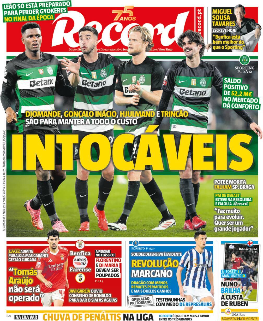 Record: Capa da Edi&ccedil;&atilde;o de quarta-feira, 02 de abril 2025