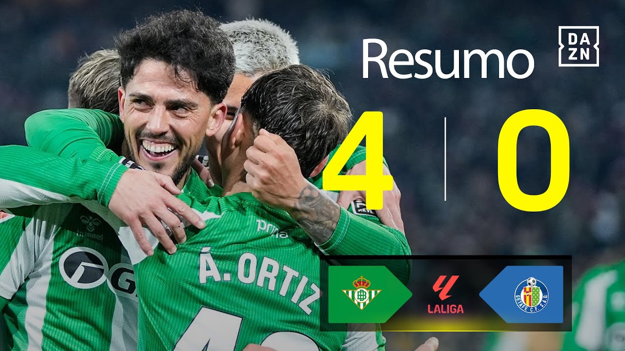 Resumo | Betis 4-0 Getafe | LALIGA 25/26