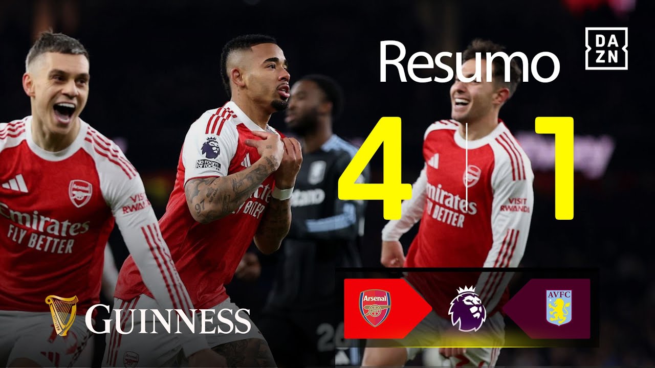 Resumo | Arsenal 4-1 Aston Villa | Premier League 25/26