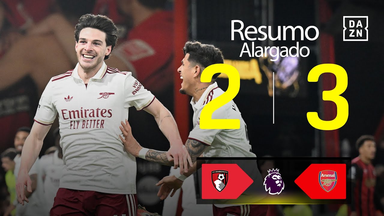Resumo alargado | Bournemouth 2-3 Arsenal | Premier League 25/26
