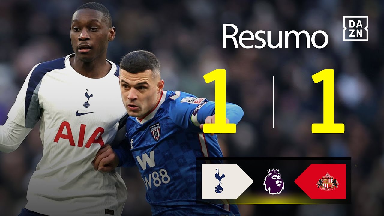Resumo | Tottenham Hotspur 1-1 Sunderland | Premier League 25/26