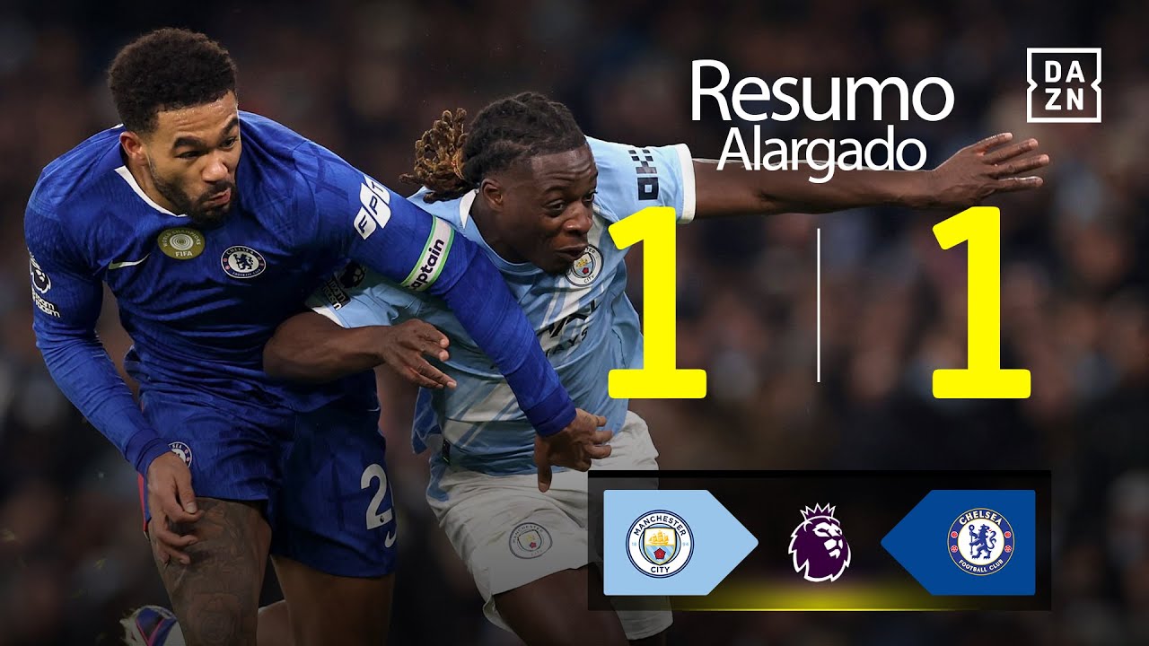 Resumo alargado | Man City 1-1 Chelsea | Premier League 25/26