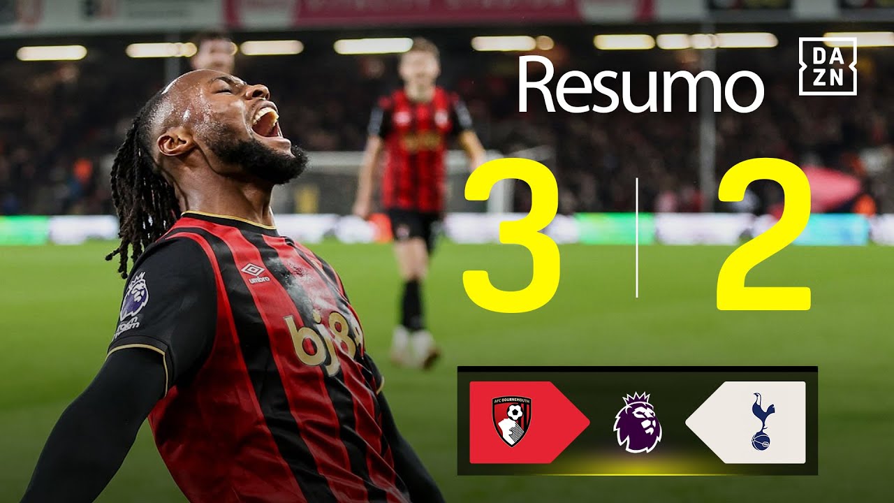 Resumo | Bournemouth 3-2 Tottenham | Premier League 25/26