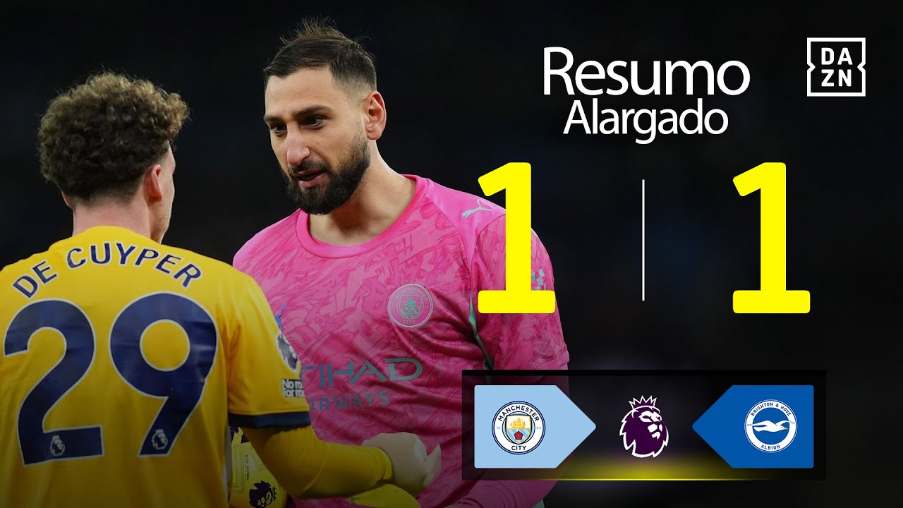 Resumo alargado | Man City 1-1 Brighton | Premier League 25/26