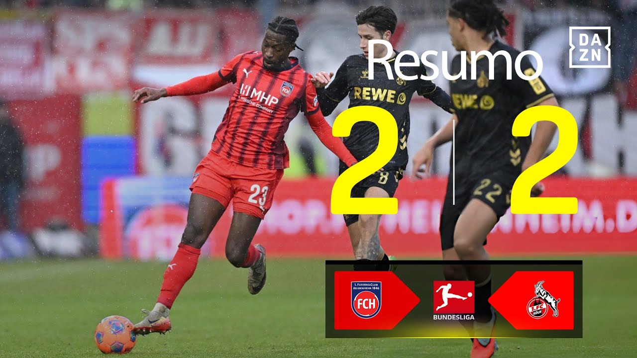 Resumo | Heidenheim 2-2 K&ouml;ln | Bundesliga 25/26