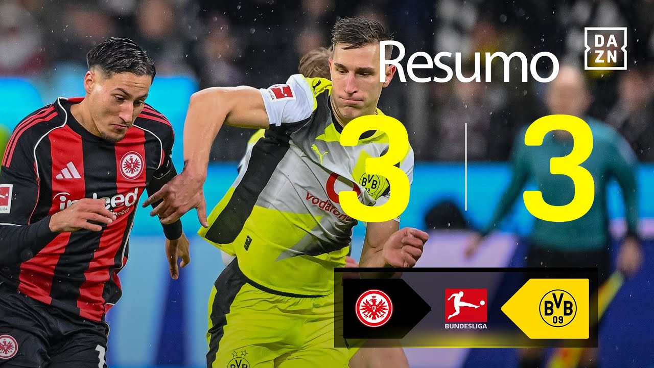 Resumo | Frankfurt 3-3 Dortmund | Bundesliga 25/26