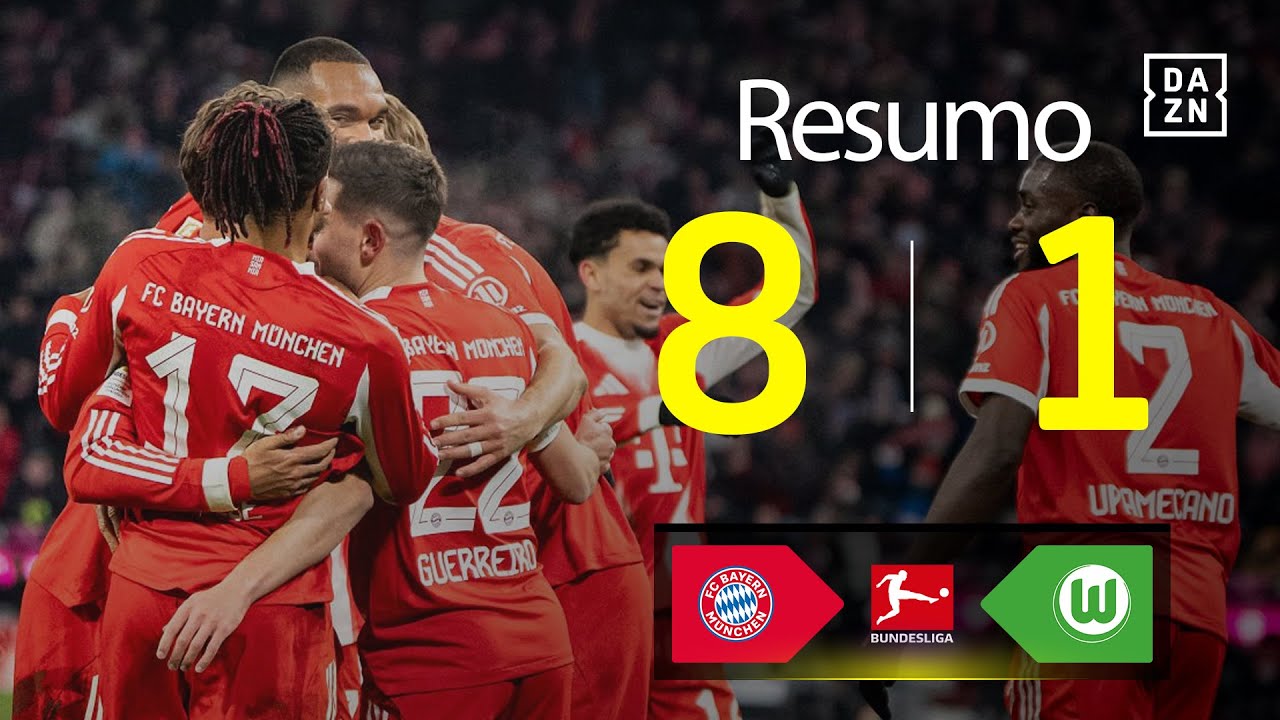 Resumo | Bayern 8-1 Wolfsburg | Bundesliga 25/26