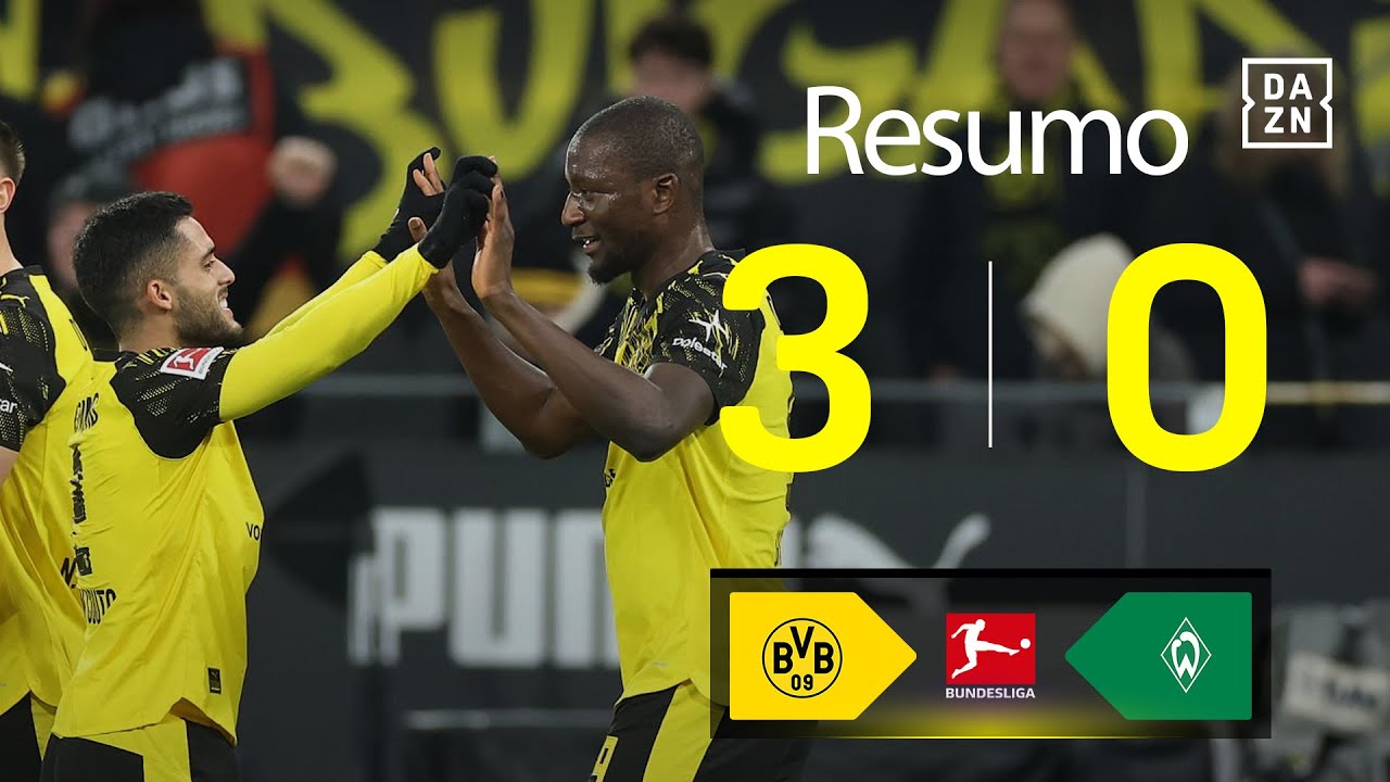 Resumo | Dortmund 3-0 Werder Bremen | Bundesliga 25/26