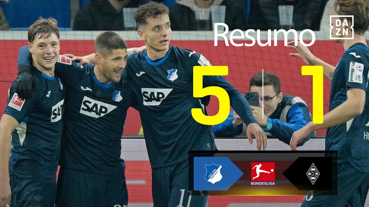 Resumo | Hoffenheim 5-1 Monchengladbach | Bundesliga 25/26