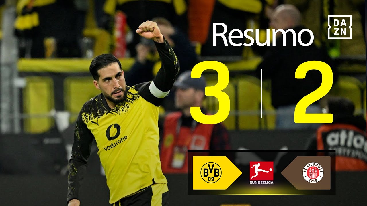 Resumo | Dortmund 3-2 St Pauli | Bundesliga 25/26