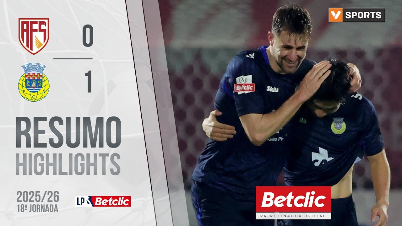 Resumo: AVS 0-1 Arouca (Liga 25/26 #18)