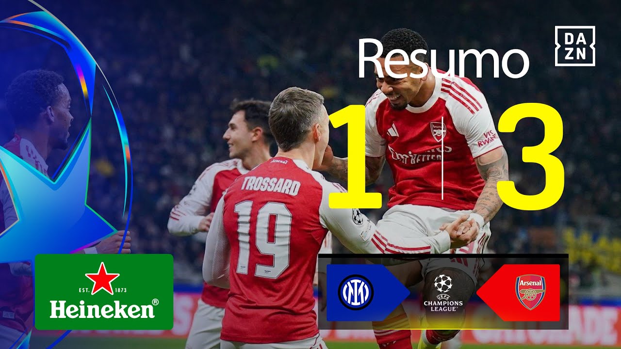Resumo | Inter 1-3 Arsenal | Champions League 25/26