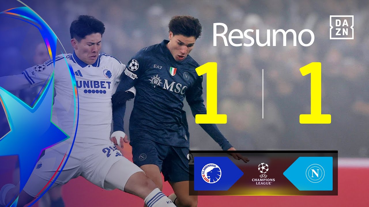 Resumo | Copenhaga 1-1 Napoli | Champions League 25/26