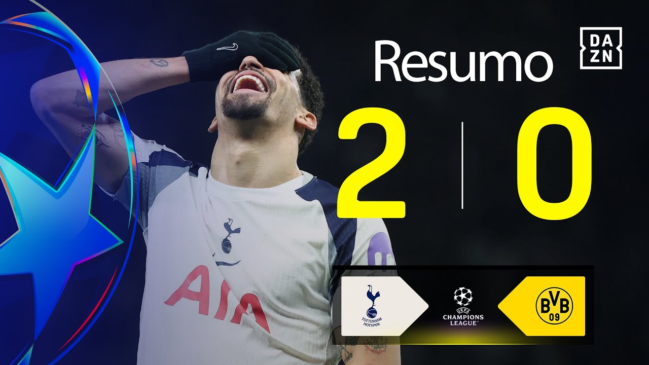 Resumo | Tottenham Hotspur 2-0 Dortmund | Champions League 25/26