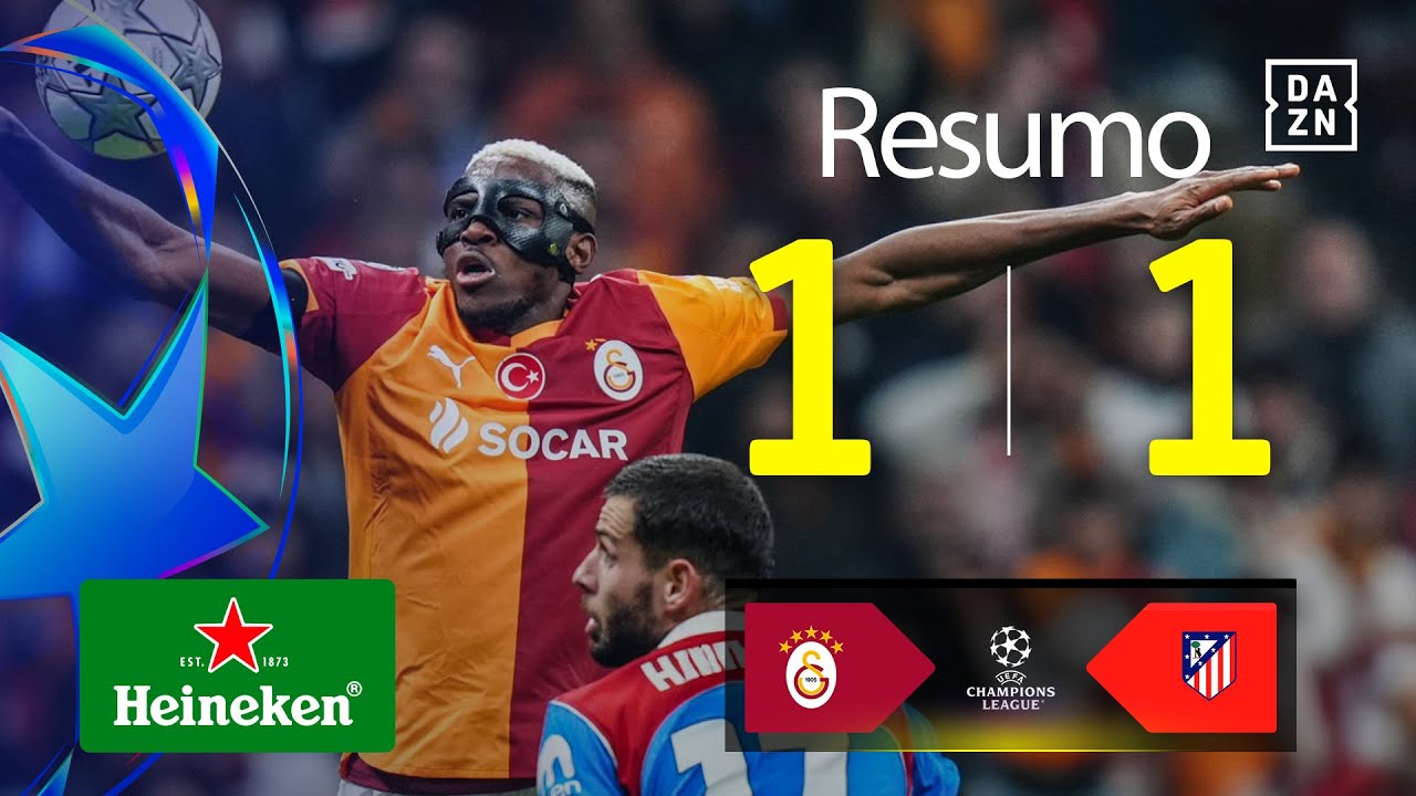 Resumo | Galatasaray 1-1 Atl Madrid | Champions League 25/26