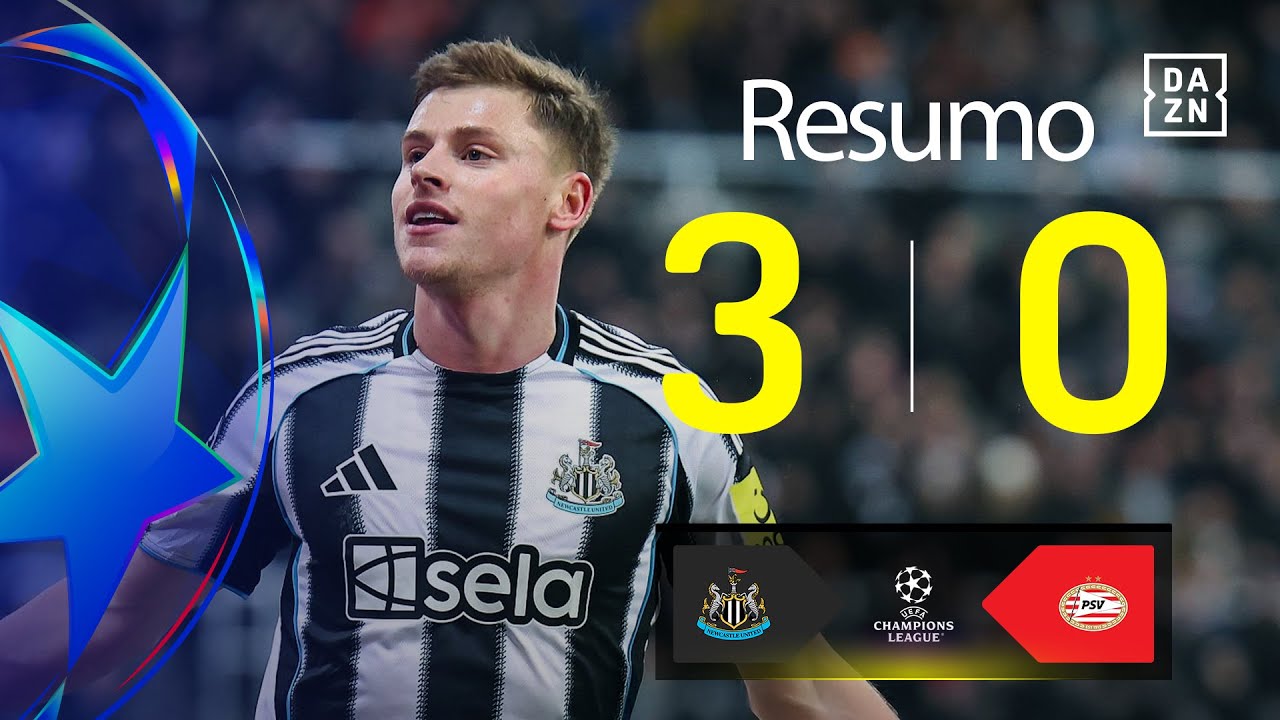 Resumo | Newcastle 3-0 PSV | Champions League 25/26
