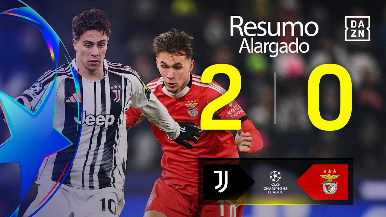 Resumo alargado | Juventus 2-0 Benfica | Champions League 25/26