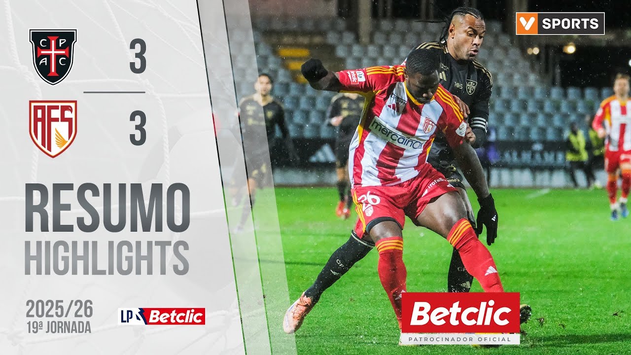 Resumo: Casa Pia 3-3 AVS (Liga 25/26 #19)