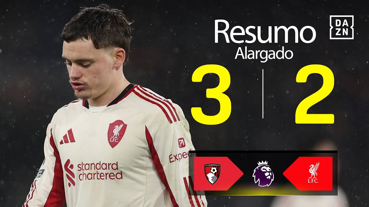 Resumo alargado | Bournemouth 3-2 Liverpool | Premier League 25/26