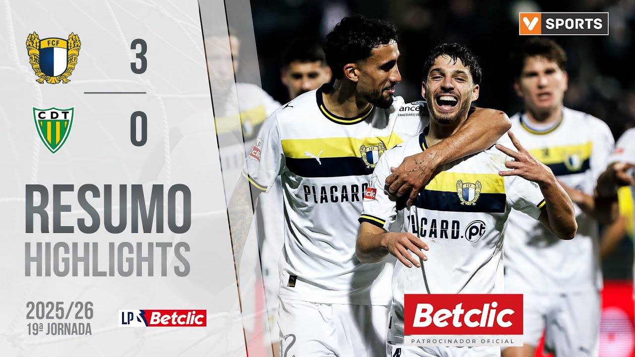 Resumo: Famalicão 3-0 Tondela (Liga 25/26 #19)