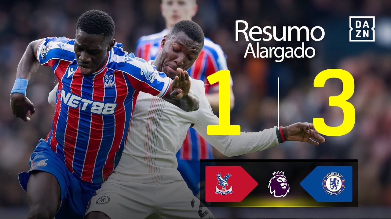 Resumo alargado | Crystal Palace 1-3 Chelsea | Premier League 25/26