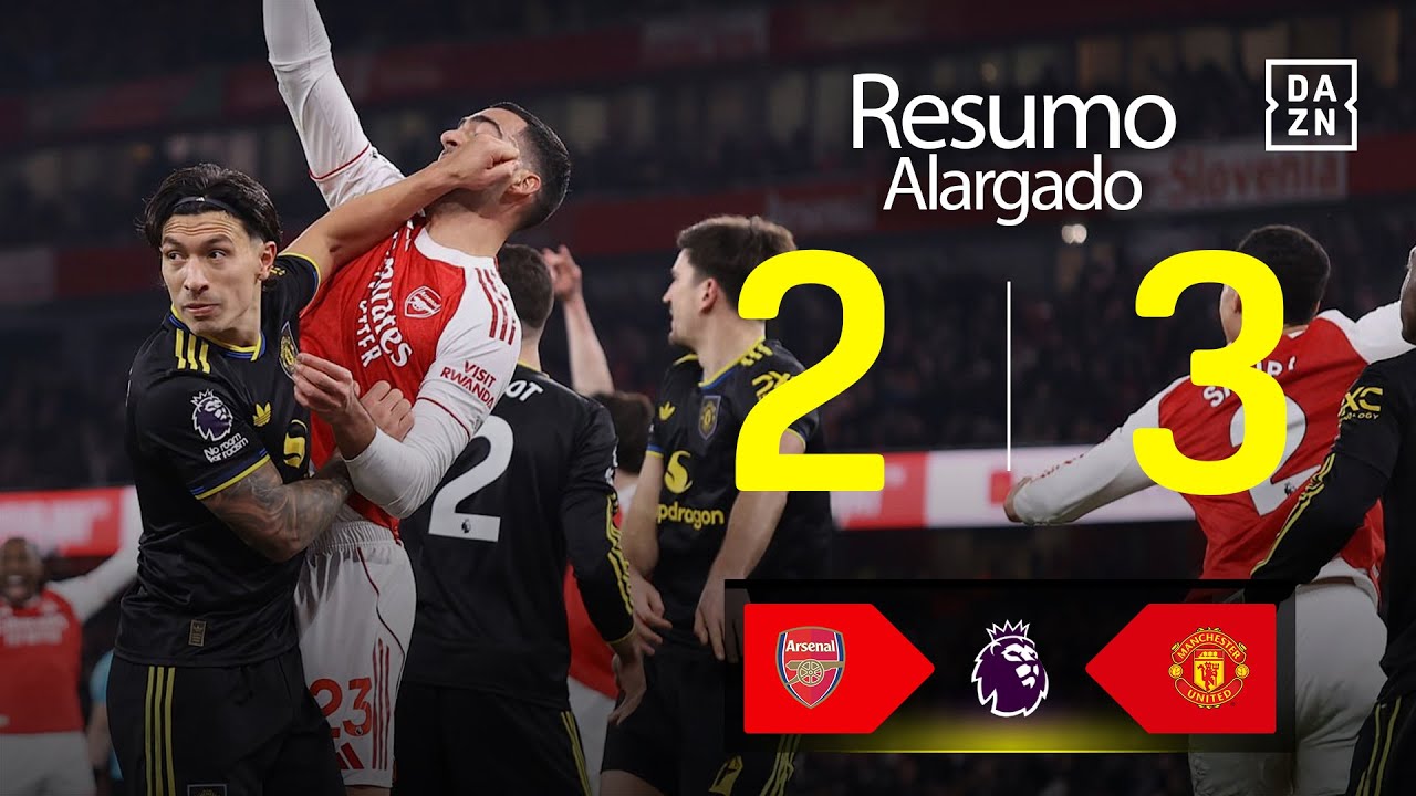 Resumo alargado | Arsenal 2-3 Man United | Premier League 25/26